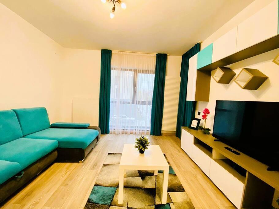 Апартаменты Blue Plaza Studio Бухарест Экстерьер фото